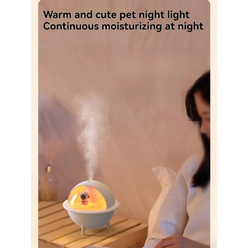 Neuer Luftbefeuchter Aroma Diffusor Bunter Astronaut Klein Tragbar Atomisierung USB Großes Nebelvolumen Desktop Schlafzimmer Zimmer Haushalt