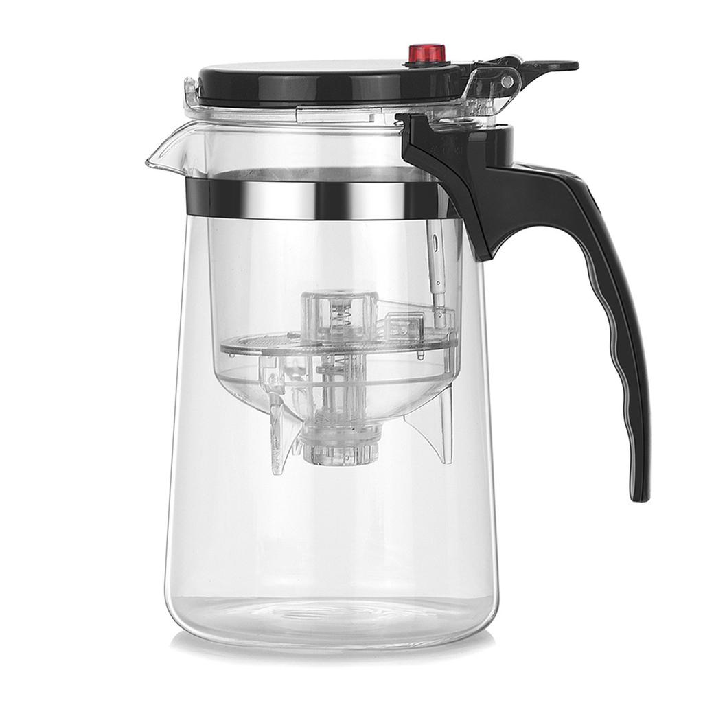 High Borosilicate Kettle Press Filter Glasspot For Making Tea