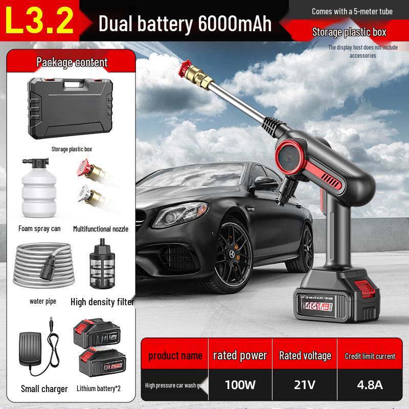 TURBOSUN Cordless High-Pressure Car Washer CN plug (adapter included)