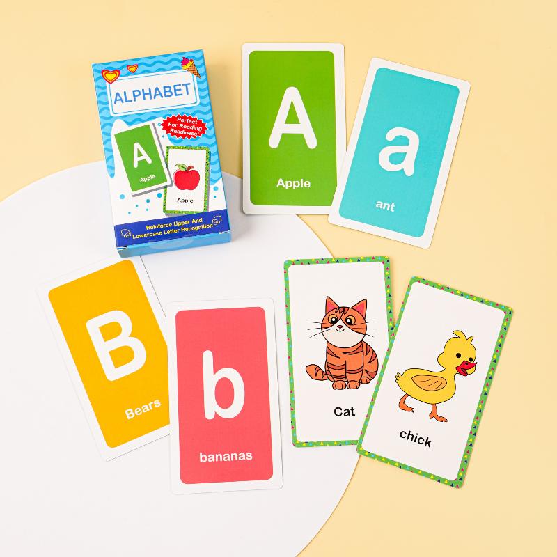 Abc Alfabet Flashcards Montessori Vroegschoolse Educatie Speelgoed Baby Vormen Dieren Leerkaarten Spelletjes Puzzels Voor Kinderen Cadeaus