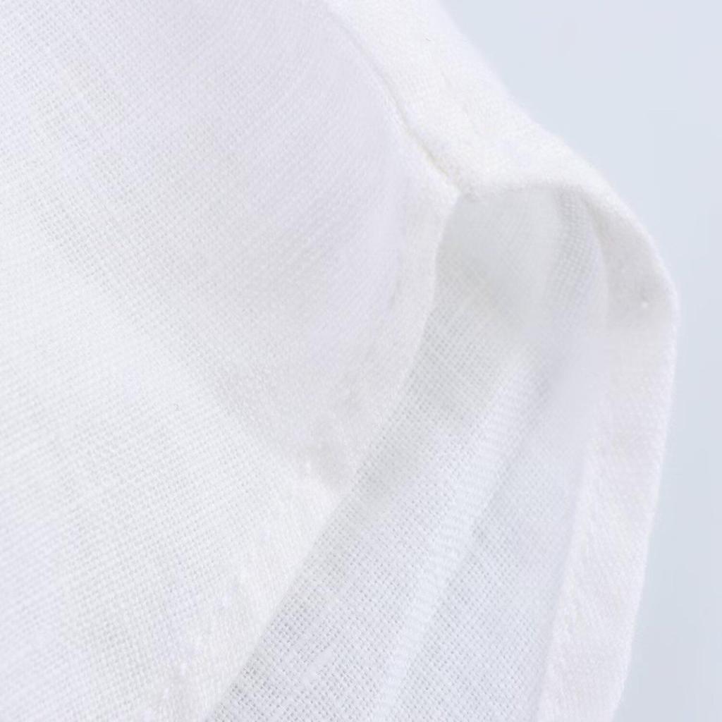 2025 Spring/Summer Women's Loose Long-Sleeve Shirt with Button-Down Collar