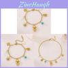 Bohemian Beach Shell Pendant Necklace And Bracelet Set For Women