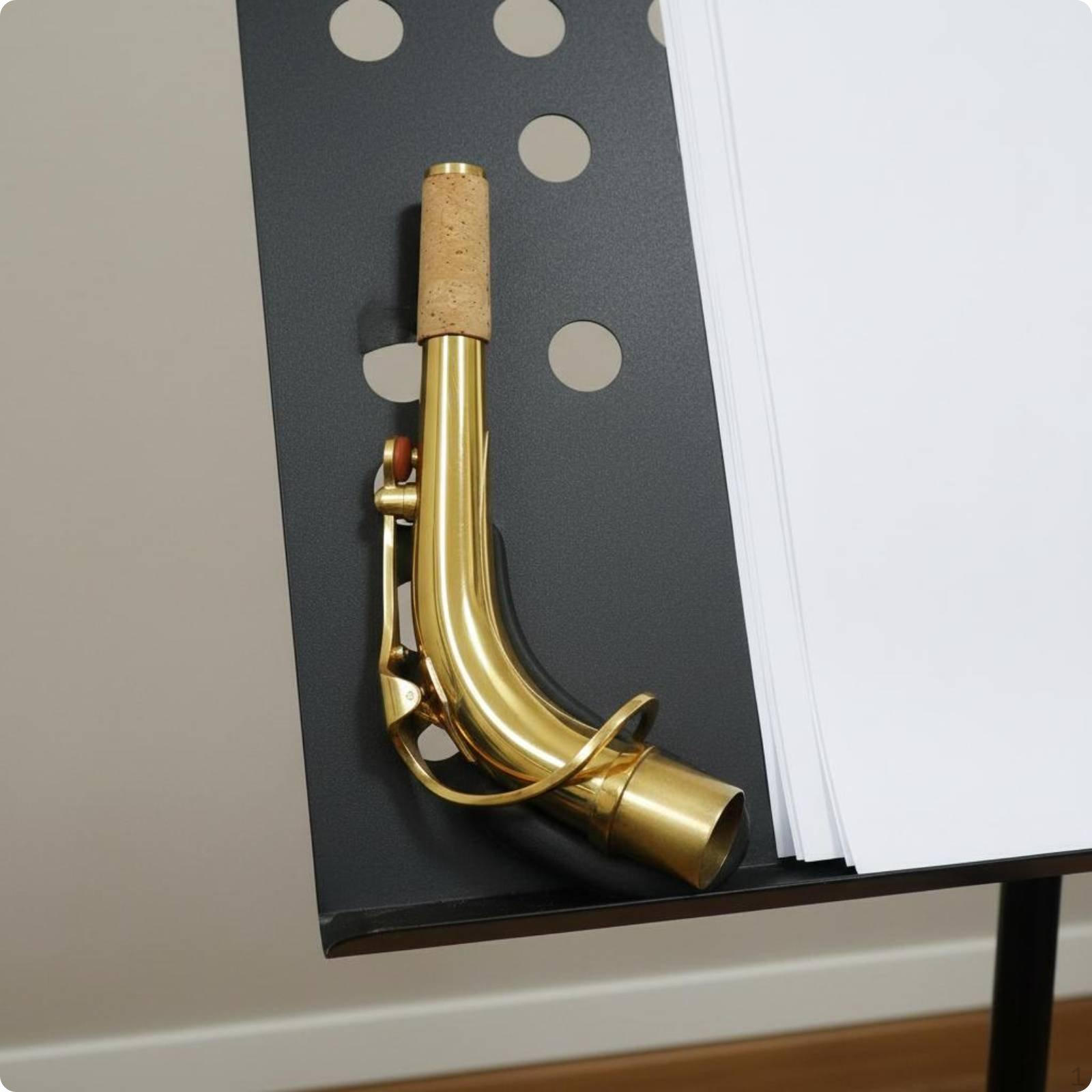 Alto Saxophone Neck Pipe Good Sealing Sax with Cork Better Tone Golden Brass Wind золотой