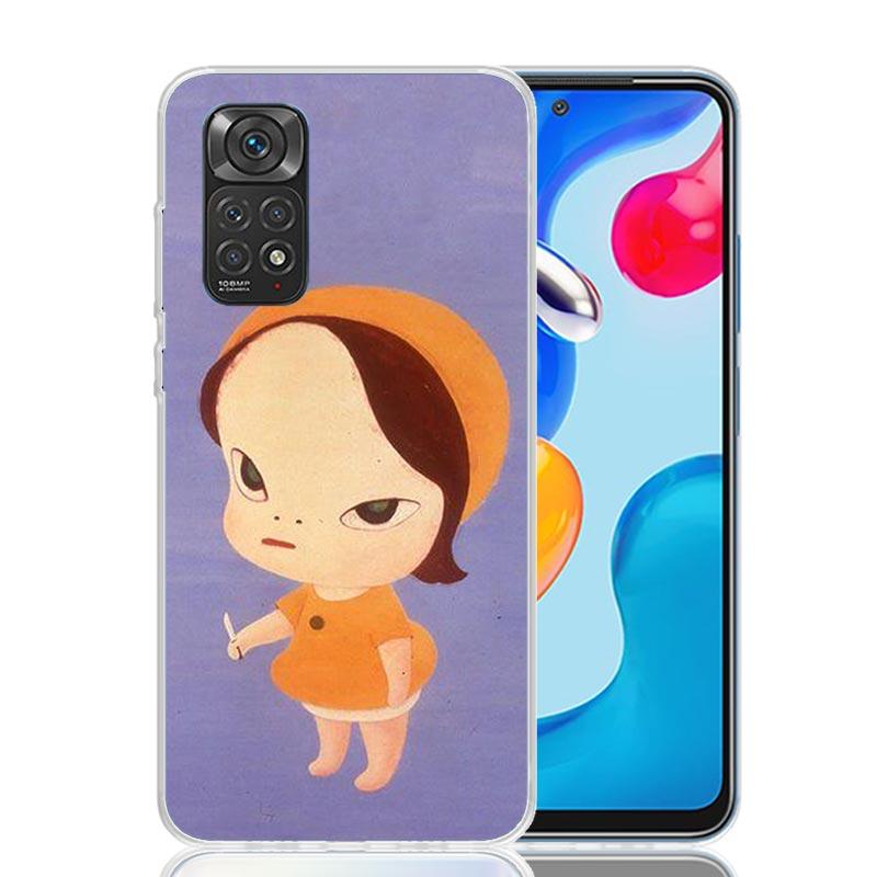 Y-Yoshitomo Nara Phone Case For Xiaomi Redmi Note 15 14 13 12S 12 Pro Plus 11S 11E 11 11T 10S 10 Art Soft Pattern Cover Redmi No