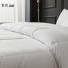 White 100% Cotton All-Season Hotel Duvet Insert