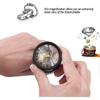 Illuminated Magnifier 5x 10x With 2 Level 12 Leds Aluminum Alloy Shell - Pjun