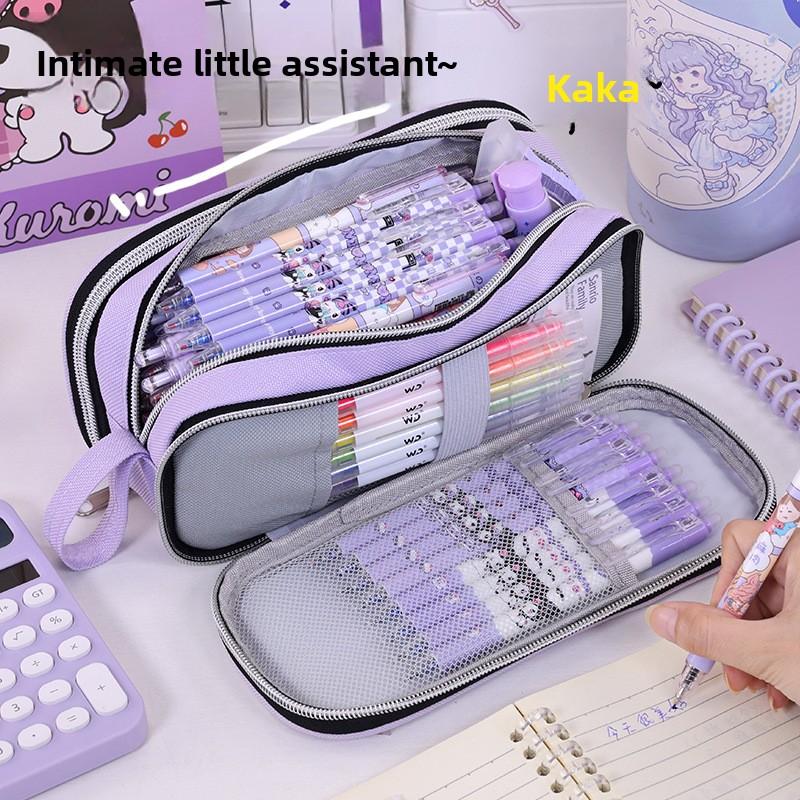 School Supplies Back To School Essential Pencil Case, Large Capacity Stationery Organizer Student Stationery Box