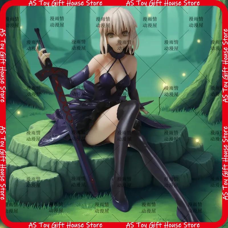 Black Lancer Artoria Pendragon Alter Gk Pvc Anime Figure Elegant Female Character Collectible Statue Desktop Ornament Gift