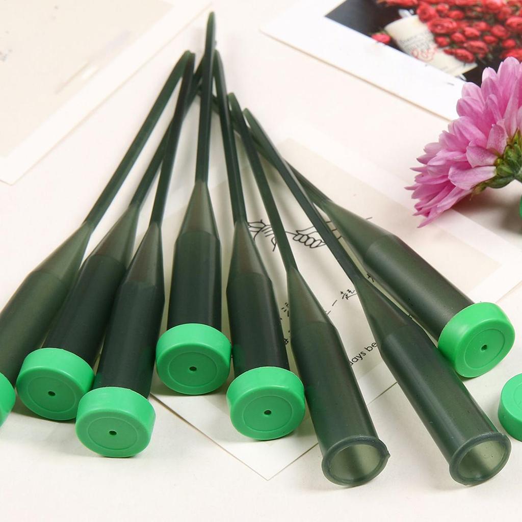 25-Pieces Floral Stem Tubes for Fresh Flowers Reusable Stem Self Watering Supplies for Garden Propagation Maintenance