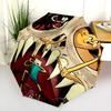 Adventure Time  Pattern, Automatic Folding Umbrella, Portable and Foldable Design, 8 Ribs, a Christmas or Birthday Gift.