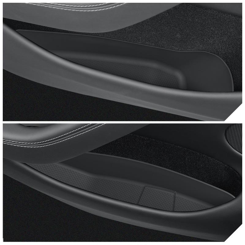 Tesla Model Y3 Door Storage with Velvet Lining - Maodouya Accessories