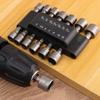 9/14pcs Hexagon Nut Driver Drill Bit Powerful Socket Screwdriver Wrench Electric Impact Bolt Drills Handle Adapter Hand Tools