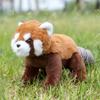 Red Panda Raccoon Animal Plush Fluffy Exterior Children Room Decoration Comfort