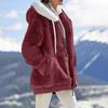 2023 Women's Plush Zip-Up Hooded Jacket - New Autumn/Winter Collection