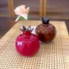 [Ceramic Pomegranate Vase] 12.7cm Contemporary Ceramic Pomegranate Vase - Decorative Piece for Your Home