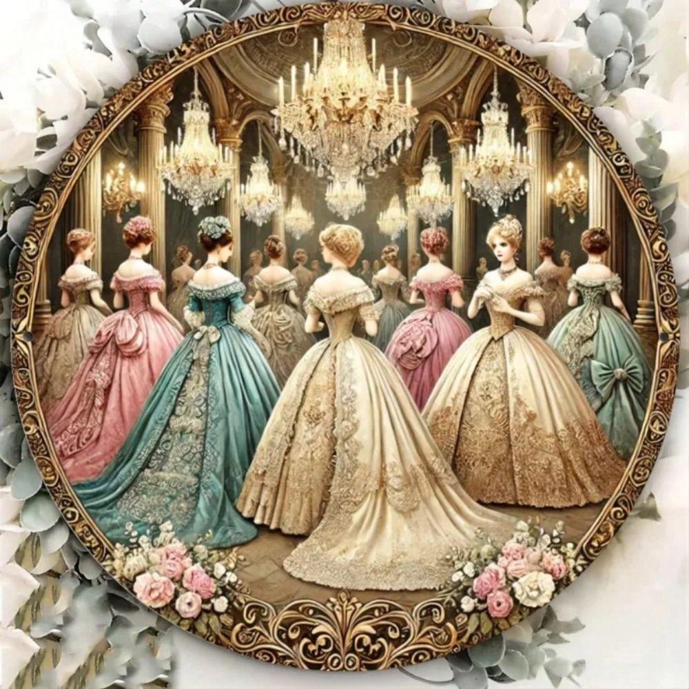 Metal Painting Wall Art Decor Handmade Tin Sign 20x20cm