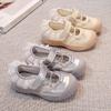 Girls Ballet Sports Sandals 2025 New Summer Children's Casual Shoes Girls Princess Shoes Hollow Single Mesh Shoes