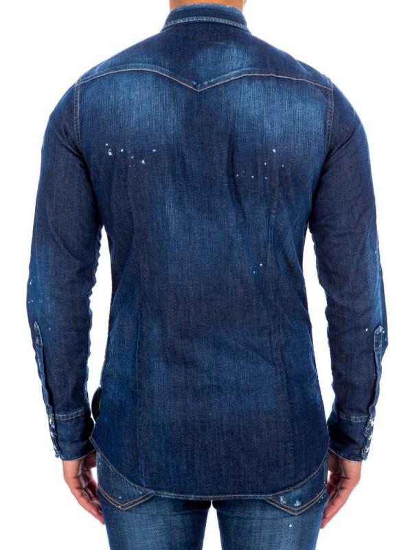 DSQUARED2 unique men's shirt made IN Italy-40%%% - Size: IT52