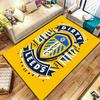 Alfombra Rug Leeds United para Sala de Estar Dormitorio Hogar Decoración de Sofá, Alfombrilla Antideslizante para Juegos Infantiles