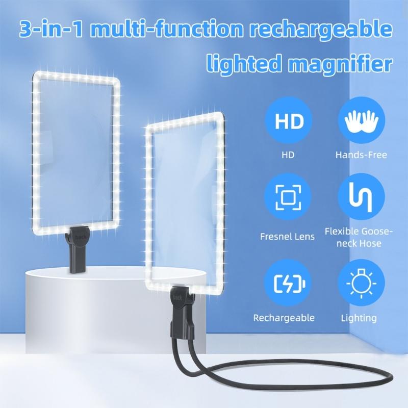 High Definition Magnifier with Handheld Neck Design for Precise Tasks In Electronics Repair and Crafting Comfortable Wear