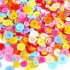 Colorful Resin Buttons for Kids' Creative DIY Projects and Pasting Painting