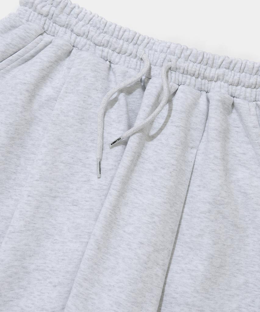 COLUMBIA UNIVERSITY Nyc Emb Pintuck Terry Sweatpants_Light Melange Gray