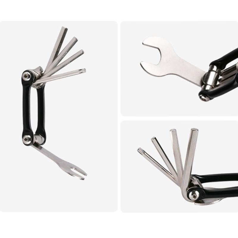 Mechanical Repair Equipment Improvement Tool Set Camping Maintenance Gears for Easy Carrying and Efficient Bike Fixes