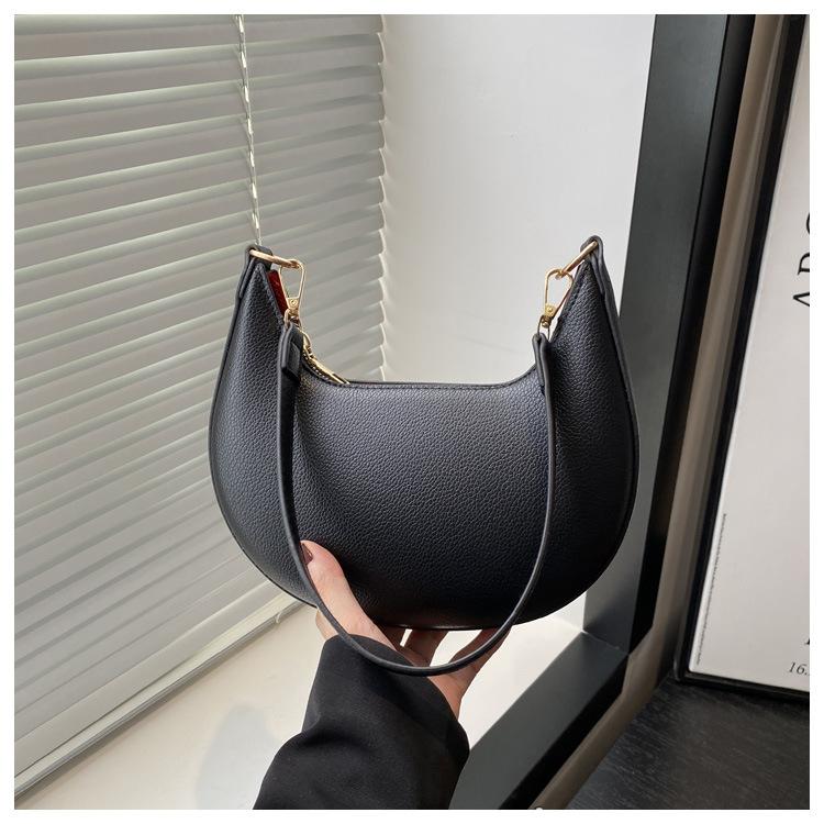 интернет-знаменитость ретро нишевая сумка подмышку новая модная популярная текстурная сумка на плечо удобная портативная сумка-полумесяц