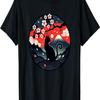 Kawaii Cat,  Cherry Blossom & Mount,  Art T-Shirt
