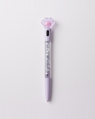 Transparent Luminous Cats Paw Gel Ball Point Pen for School