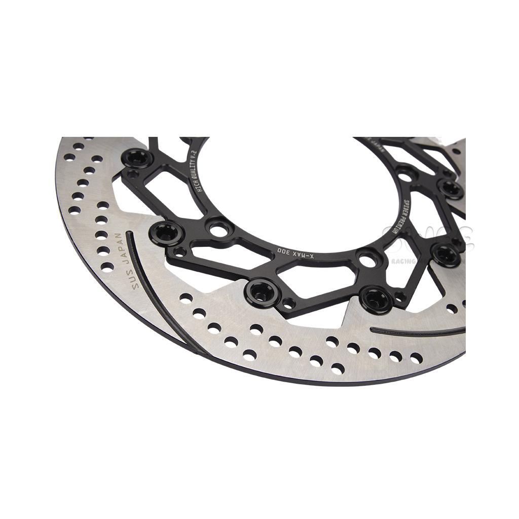 Motorcycle modification brake disc 300MM floating disc modification radiation adapter code FOR YAMAHA XMAX300 XMAX 300 CNC