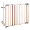 ROBA Safety Up Baby Safety Gate for Stairs - Width from 93.5 To 120.5 Cm - Natural Wood