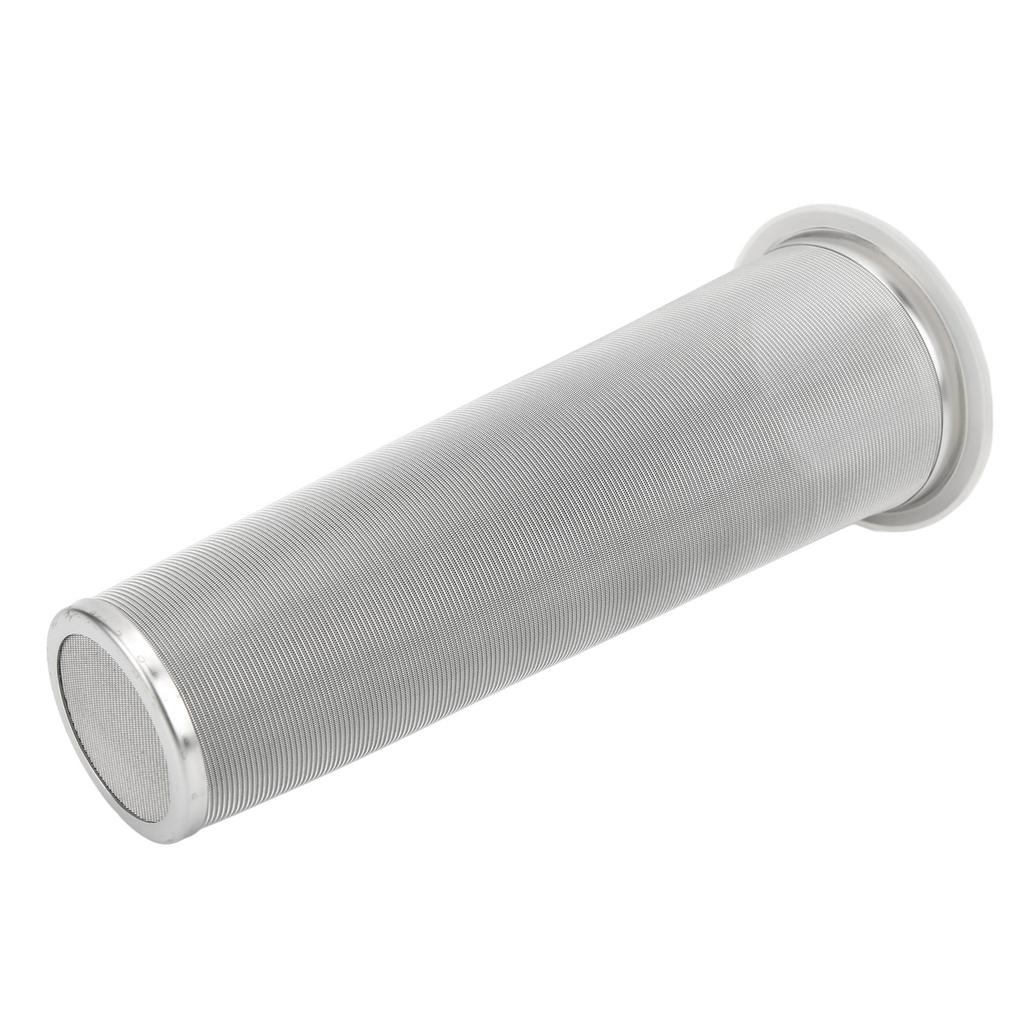 Nerezová ocel 304 Filtr na kávu Cold Brew Kónické síto s bílým gumovým kruhem Kávový spařovač pro ovocný nápoj