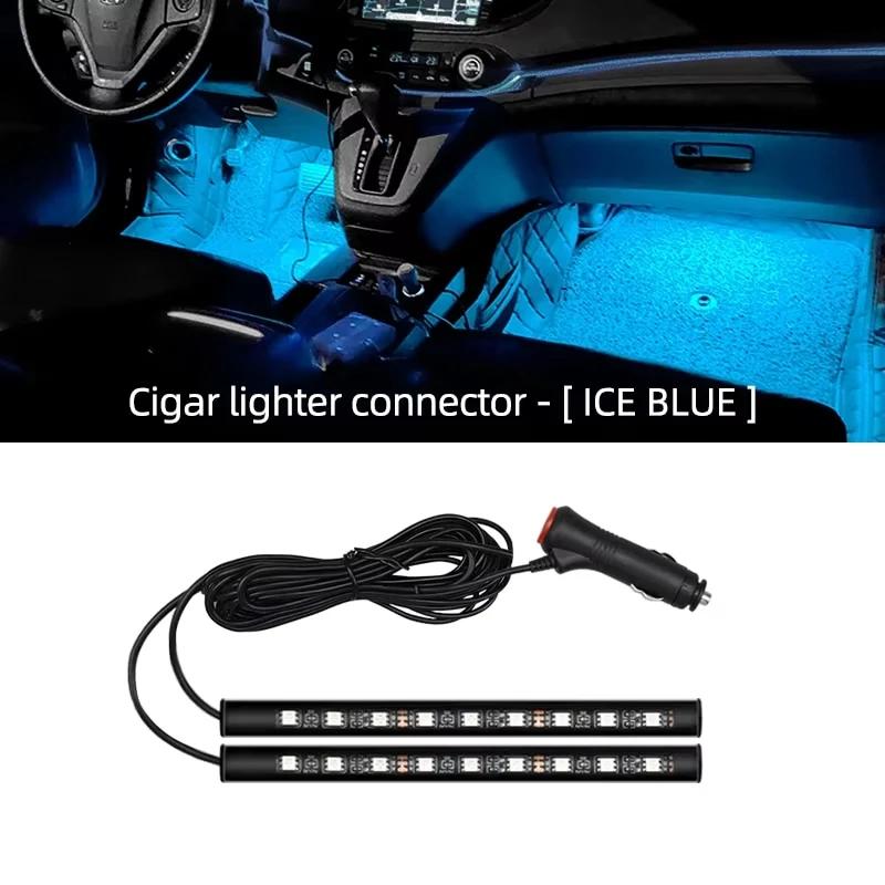 Neues LED Auto Innenraum Ambiente Fußleistenlicht Kit Hintergrundbeleuchtung 5V USB Auto Dekorative Atmosphäre Neonlampe Fahrzeugzubehör