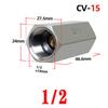 1 Pezzo Valvola di Ritegno Pneumatica Valvola di Controllo Valvola Aria 1/8 1/4  3/8 1/2 3/4BSP filettatura interna in ottone valvola di ritegno pneumatica unidirezionale