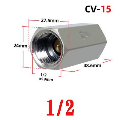 1 Pezzo Valvola di Ritegno Pneumatica Valvola di Controllo Valvola Aria 1/8 1/4 3/8 1/2 3/4BSP filettatura interna in ottone valvola di ritegno pneumatica unidirezionale