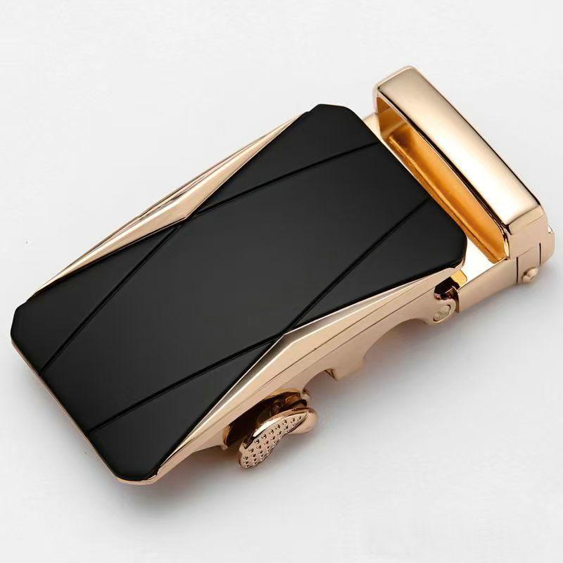 Men s 3.5cm Alloy Automatic Belt Buckle Accessory Inner 3.5cm, Outer 4.0cm