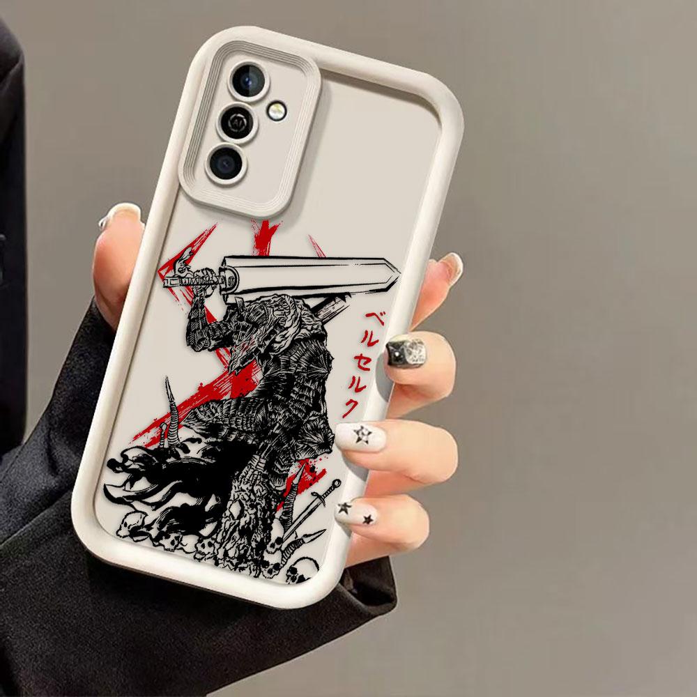 Berserk Guts Warrior Phone Case For Samsung Galaxy S26 S25 S24 S23 S22 S21 FE S20 ULTRA PLUS TPU Case Funda Shell Capa Cover