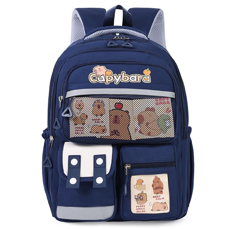 New Fashion Backpack Cartoon Cute Versatile Casual Schoolbag Large Capacity Leisure Travel Backpack