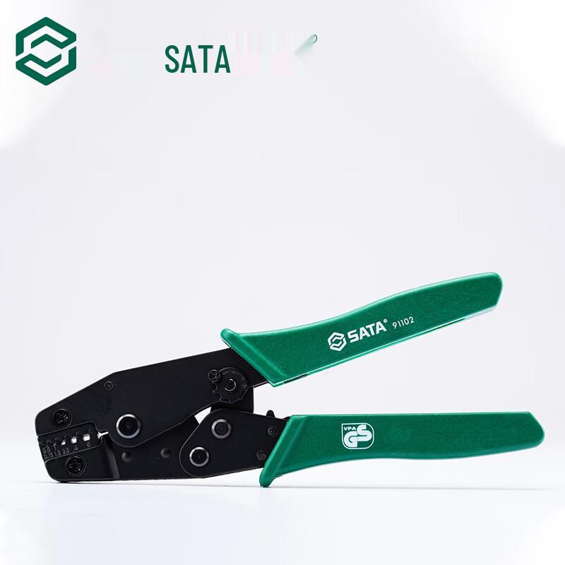 SATA 91102 European Terminal Crimping Pliers 8 inch
