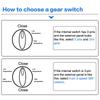 1Pcs Electric Room Heater Gear Position Switch Accessories 3 Pin 5Pin Rotary Switch Selector AC 250V 16A