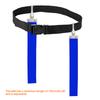 Nylon Rugby Waist Belt Tag Rugby Belt Adjustable Football Waist Strap Rugby Training Ribbon Football Flag Football Belt