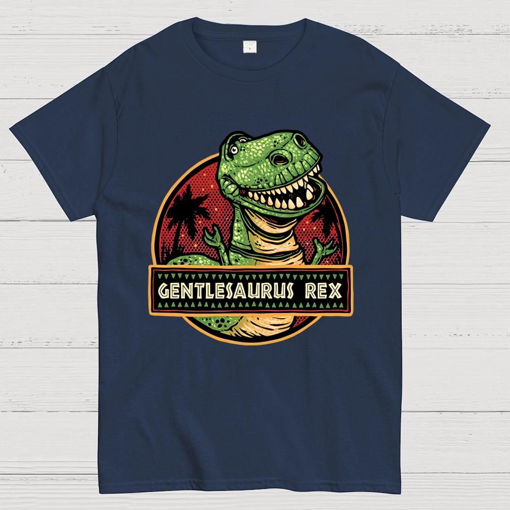 Gentlesaurus Rex Unisex 100% Cotton Summer Casual Cool Loose T-Shirt
