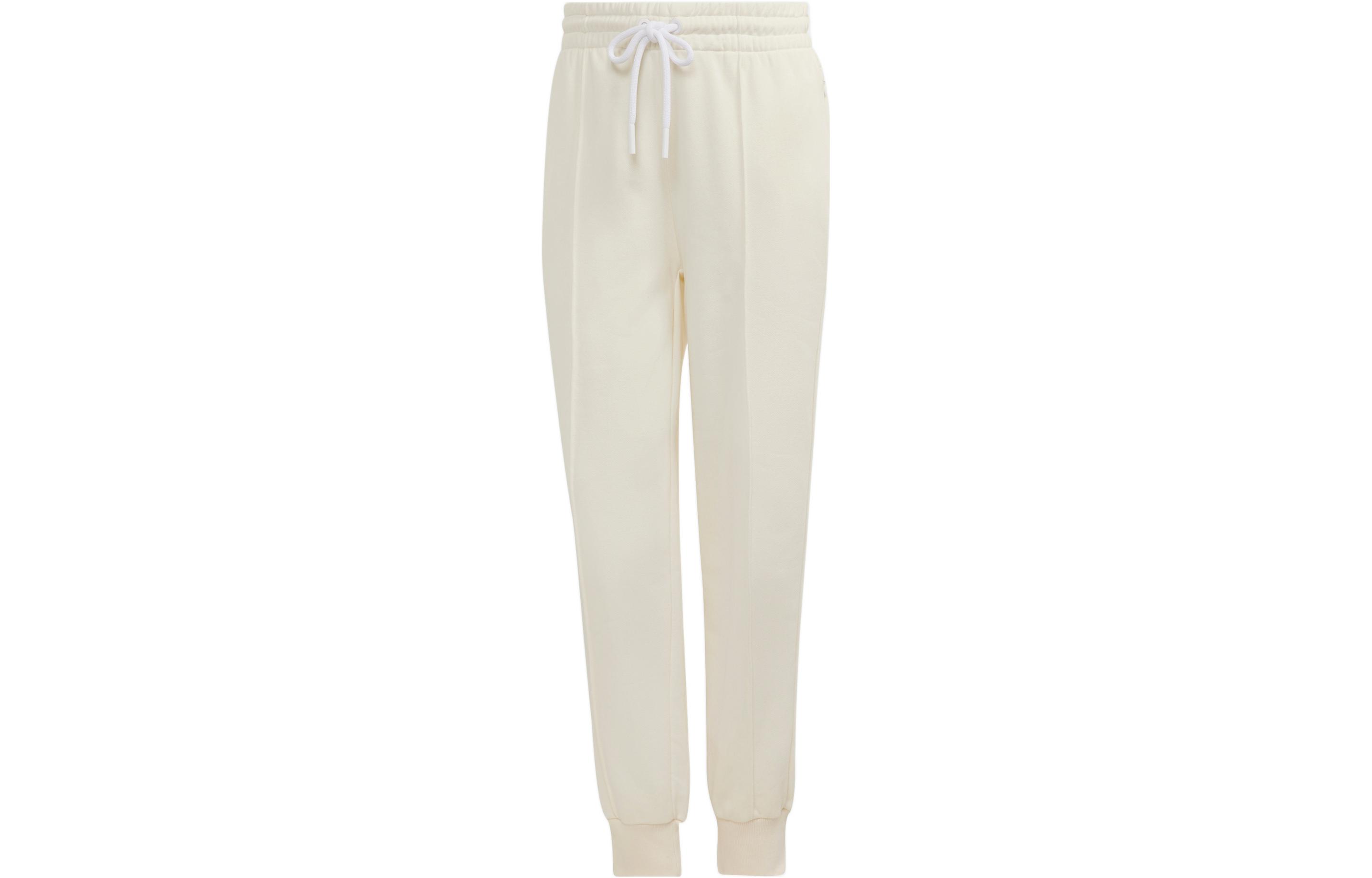

Adidas Knitted Sweatpants Women s White Moderate Cuffed Pants HA0957 XL