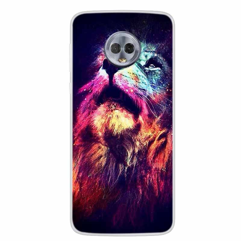 For Moto G6 Plus Case G6 Play Lovely Cat Soft TPU Silicone Transparent Phone Case For Motorola Moto G6 Cover Clear Bumper MotoG6