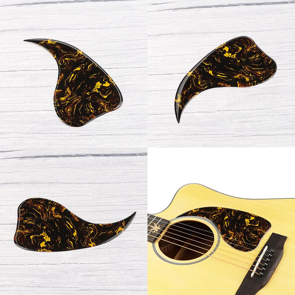 Self Adhesive Scratch Plate Acoustic Guitar AntiScratch Guard Plate PVC Guitar Pickguard Musical Instrument Accessories