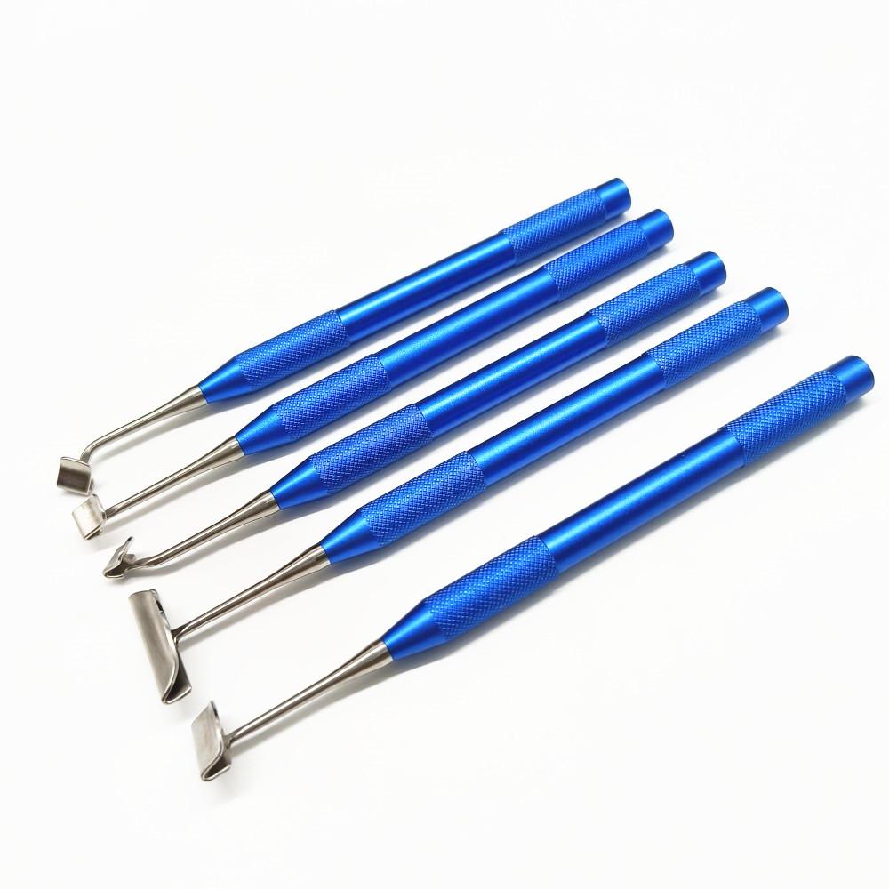 Dental Implant Soft Brushing Kit Dental Surgical Lingual Flap Tool Periosteal Reducer Incision Periosteal Separator