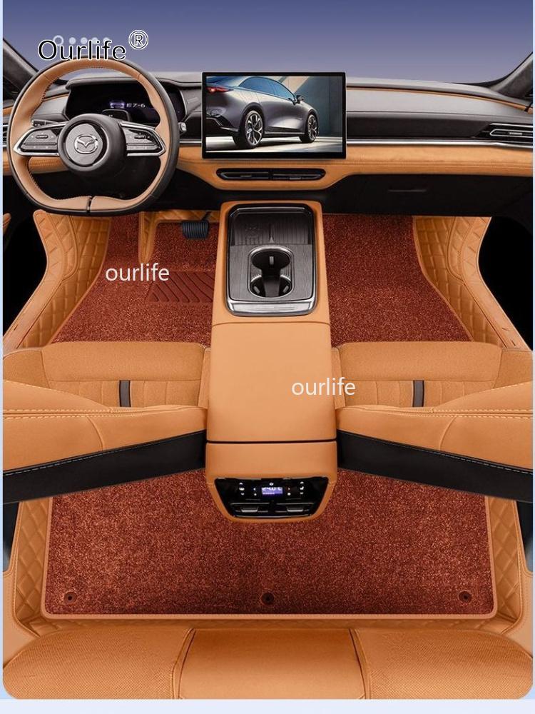 For Mazda 6e EZ-6 J90A 2026 2027 Car Floor Mats Dirt-resistant Foot Carpet Floor Cover Interior Styling Decorative Accessories
