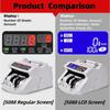 Multi-Currency Cash Counter Money Counter Machine Money Note Counter  LCD UV Counterfeit Detection