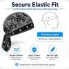 Quick Dry Hijab Caps Paisley Print Cycling Head Wrap Lightweight Bandana Hat  Sports